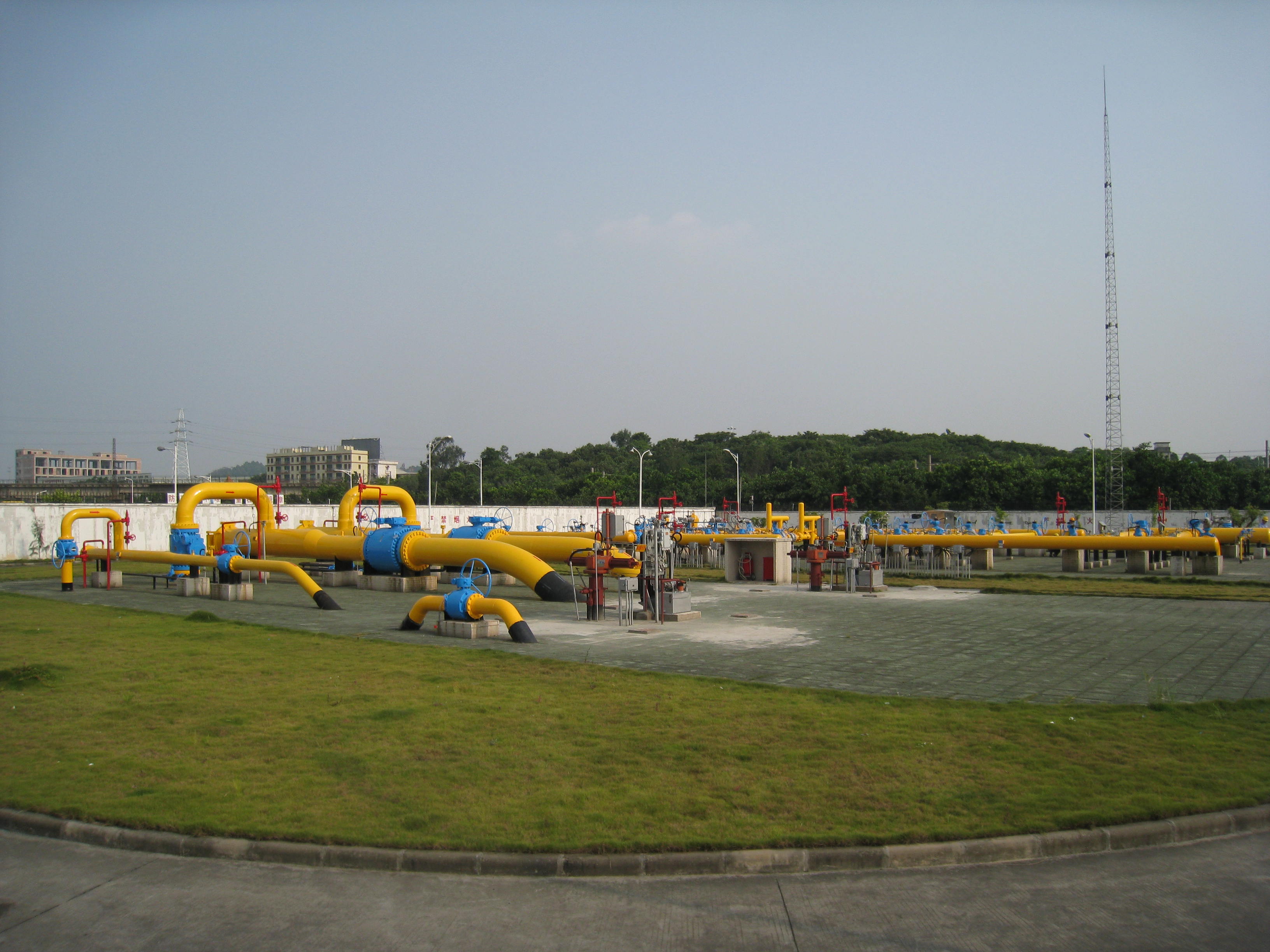 火村、廣園調(diào)壓站油漆防腐工程
